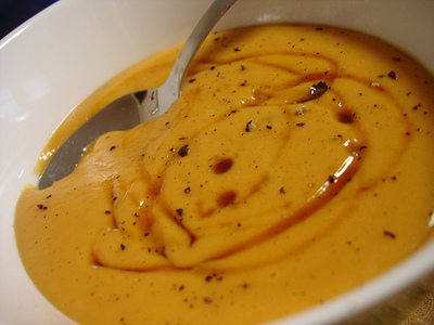 Sopa de boniatos (batatas)